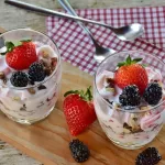 Greek yogurt with berries