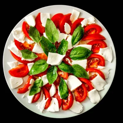 cheese caprese salad