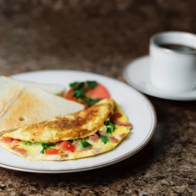 veggie cheese omlette