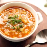 spicy bamboo shoot soup